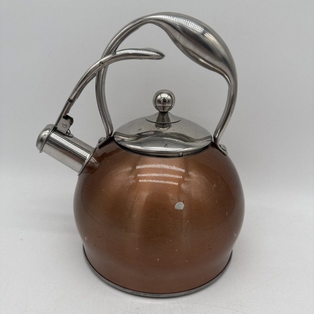 Wolfgang Puck 2.2 Quart Tea Kettle Stainless Steel 022015